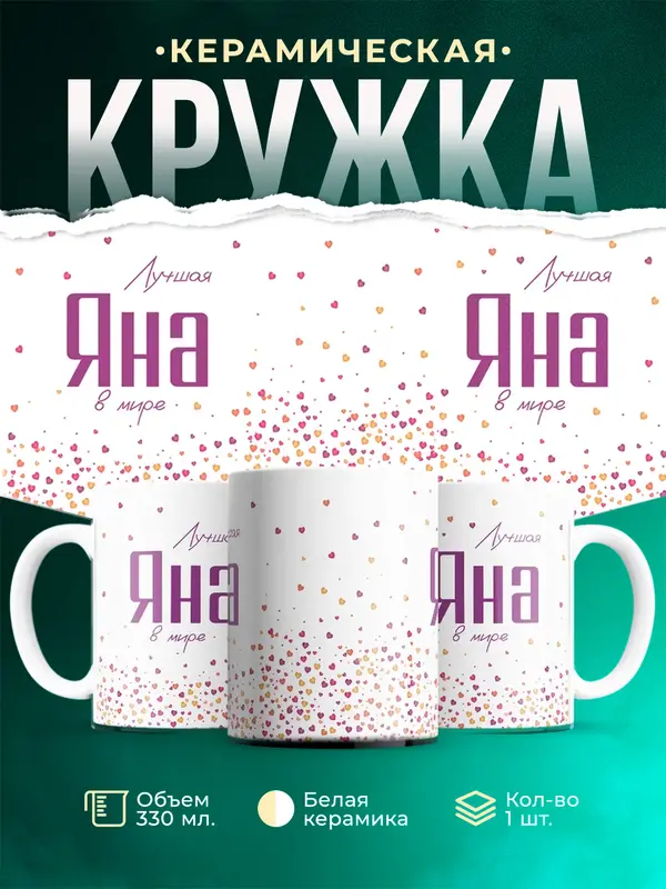 Кружка Лучшая в мире Яна