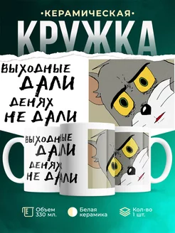 Кружка Шуточная кружка Каникулы