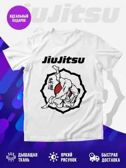 Футболка Jiujitsu throw logo