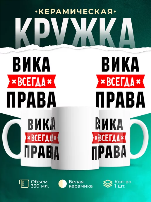 Кружка Вика всегда