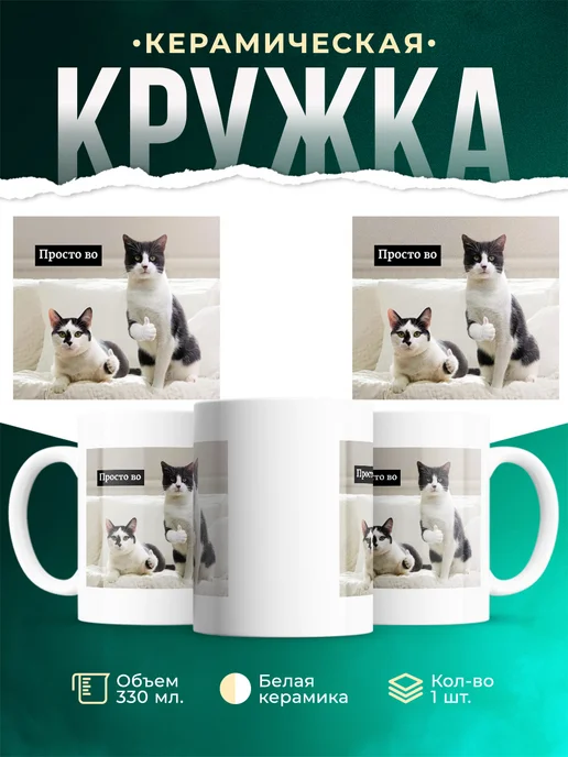 Кружка Мемы Просто во