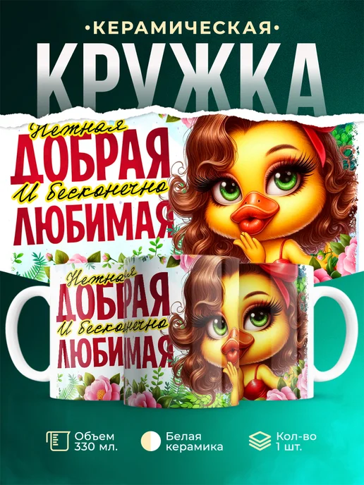 Кружка Женское Бесконечно любимая