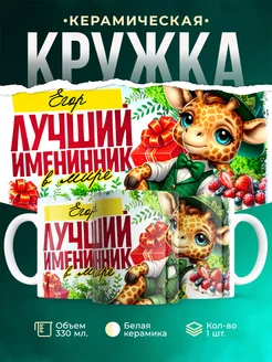 Кружка Лучший именинник Егор