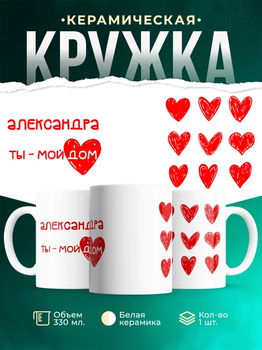 Кружка Мой дом это Александра
