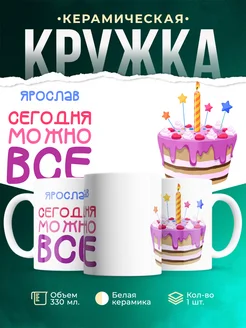 Кружка Сегодня можно всё. С др Ярослав