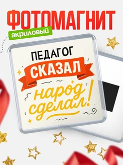 Купить магнит с надписью Педагог сказал нарог сделал с доставкой по России