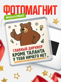 Купить магнит Главный дирижер кроме таланта в подарок с доставкой по России