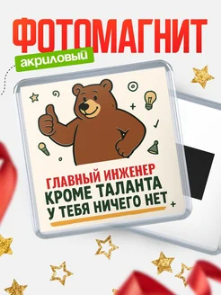 Купить магнит Главный инженер кроме таланта в подарок с доставкой по России