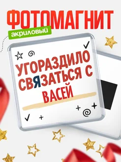 Купить магнит с юмором про Васей с доставкой по России