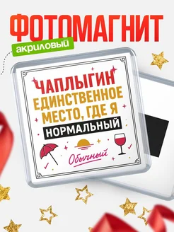 Купить магнит с именем Чаплыгин с доставкой по России — ироничный подарок