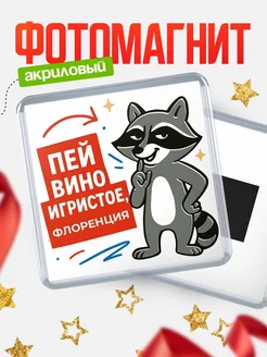 Купить магнит с именем Флоренция с енотом с доставкой по России