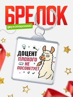 Купить брелок с ламой Доцент прикол с доставкой по России