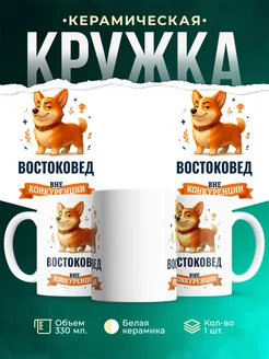 Купить кружку Корги Востоковед вне конкуренции с доставкой по России