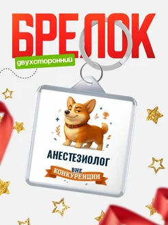 Купить брелок с корги Анестезиолог с доставкой по России — оригинальный подарок