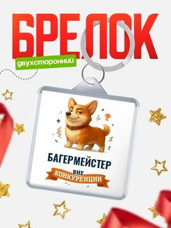 Купить брелок с корги Багермейстер с доставкой по России — оригинальный подарок