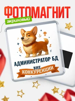 Купить магнит корги Администратор бд с доставкой по России — оригинальный подарок кадровику