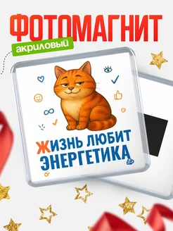 Купить магнит с Энергетика-котом с доставкой по России — оригинальный подарок кадровику