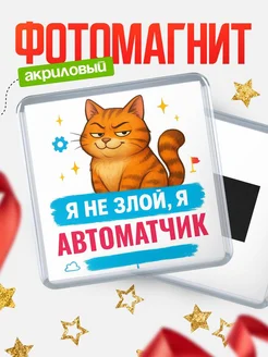 Купить магнит с котом Автоматчик в подарок кадровику с доставкой по России