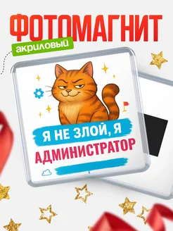 Купить магнит с котом Администратор в подарок кадровику с доставкой по России