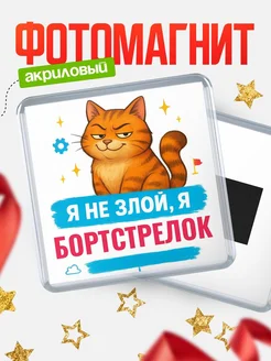 Купить магнит с котом Бортстрелок в подарок кадровику с доставкой по России