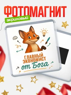 Купить магнит сувенирный 65мм с доставкой по России — Главный экономист от Бога