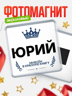 Купить магнит сувенирный 65мм Юрий — король красной книги с доставкой по России