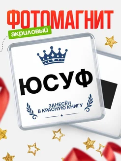 Купить магнит сувенирный 65мм Юсуф — король красной книги с доставкой по России